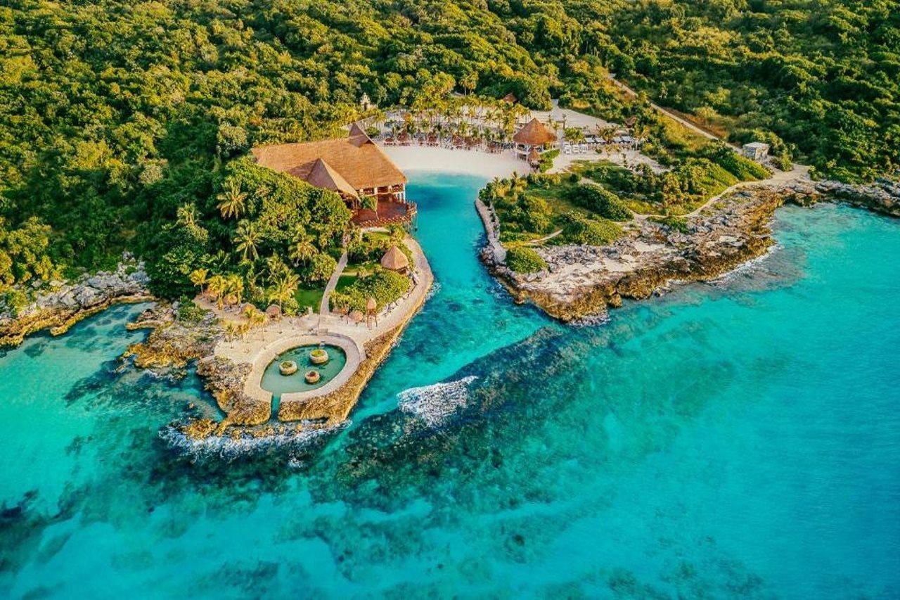 Occidental At Xcaret Destination Ξενοδοχείο Xcaret Park Εξωτερικό φωτογραφία Aerial view of the resort